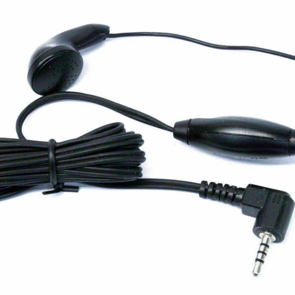 NOKIA In-Ear Headset *NEW* Black HDE-2 Microphone Single Earpiece EARBUD
